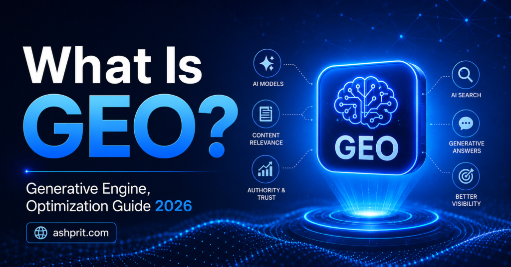 What Is GEO? Generative Engine Optimization Guide 2026