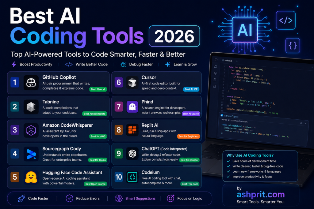 Best AI Coding Tools 2026 - Complete Developer Guide