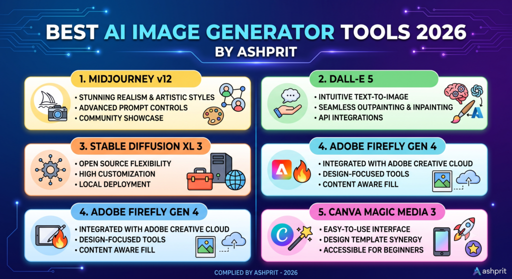 Best AI Image Generator Tools 2026